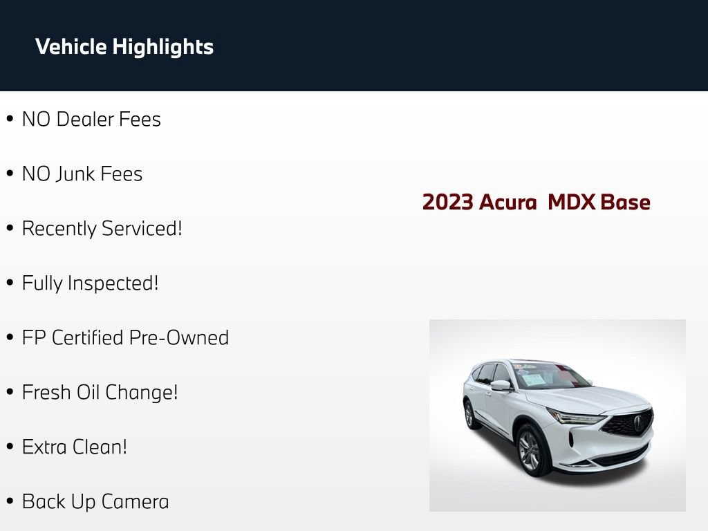 Used 2023 Acura MDX SH-AWD image 66