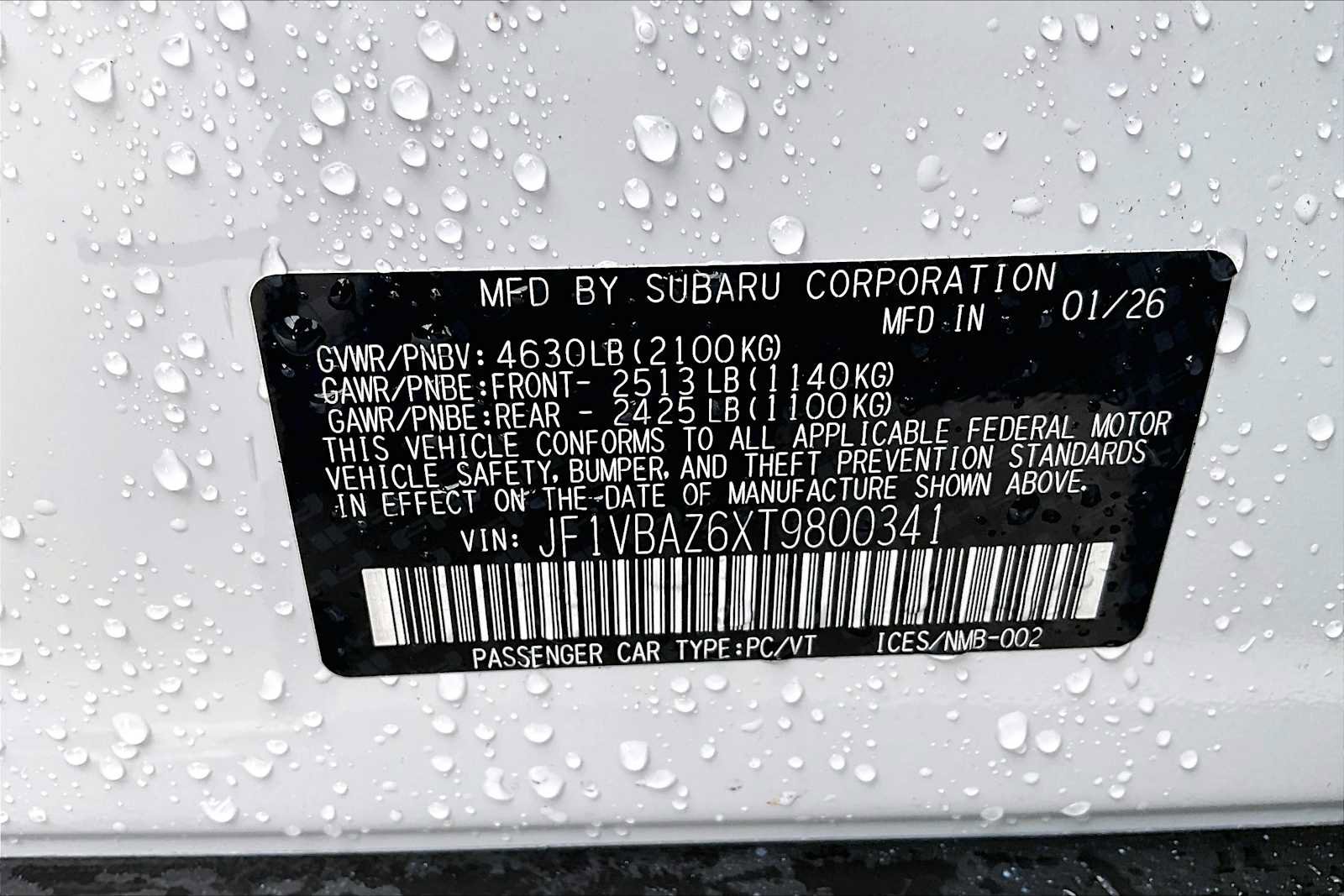 New 2026 Subaru WRX tS image 18