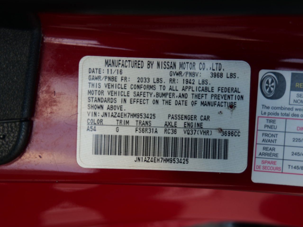 Used 2017 Nissan 370Z Coupe image 60