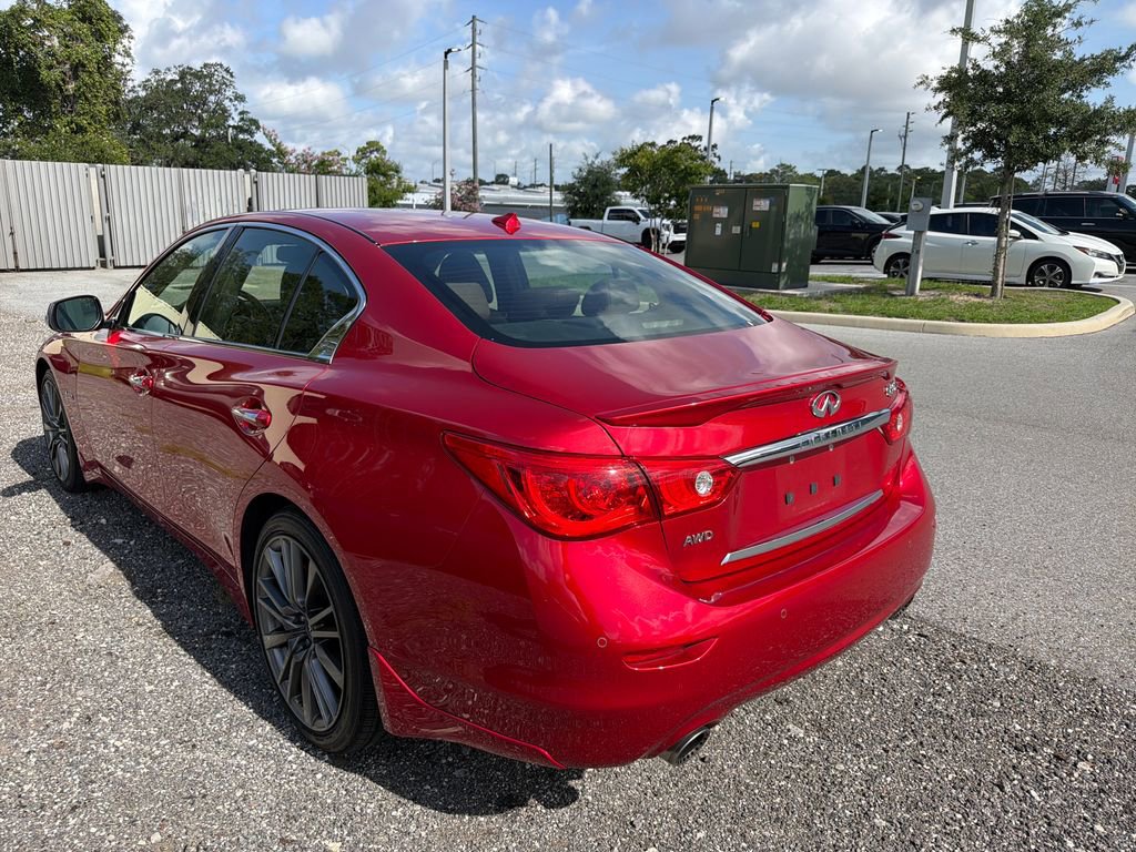 Used 2017 INFINITI Q50 Red Sport 400 AWD/4WD image 5