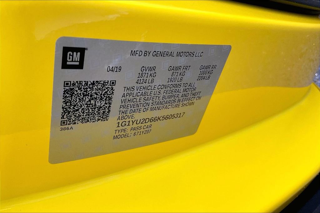 Used 2019 Chevrolet Corvette Z06 image 21