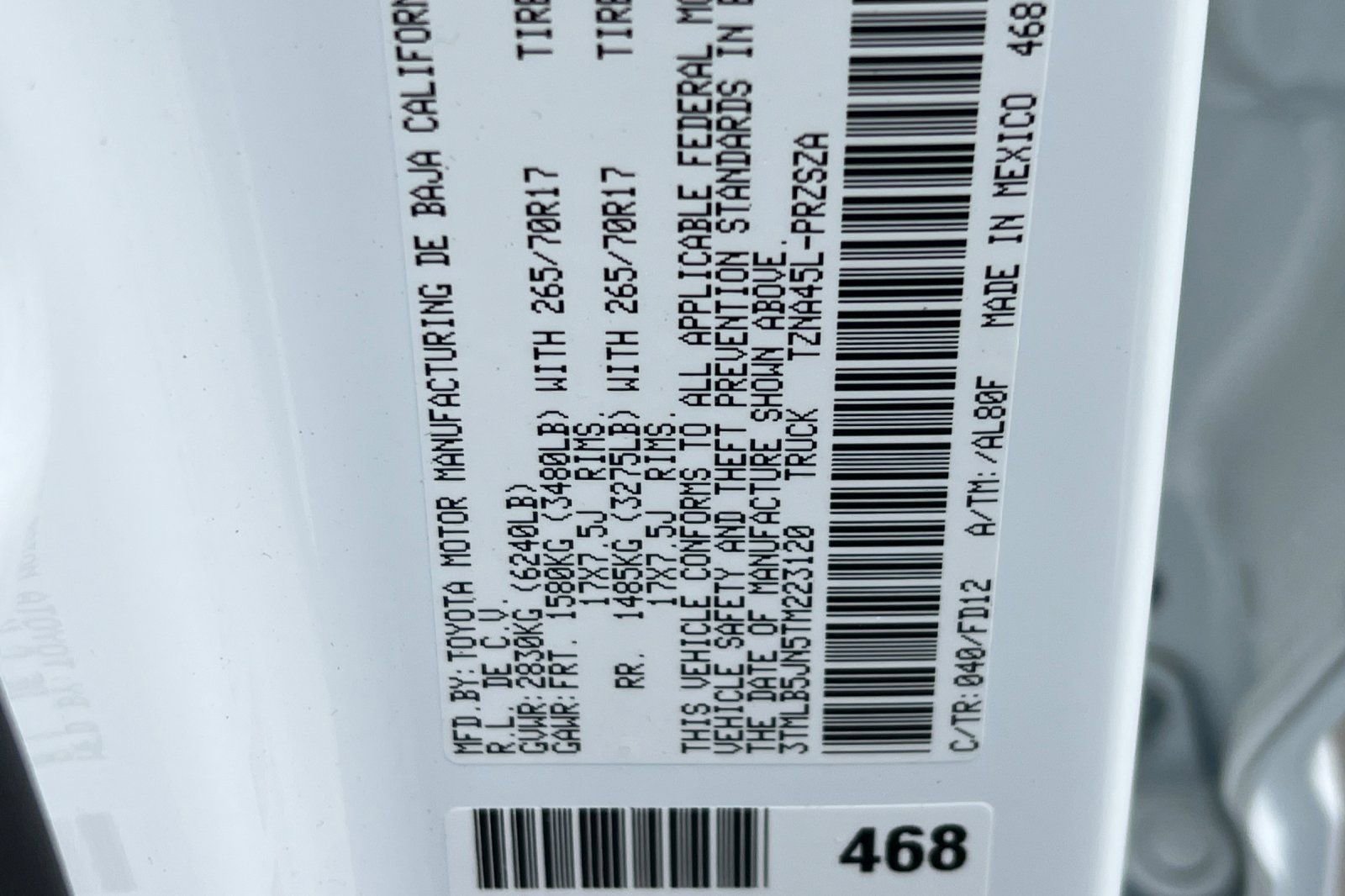 New 2026 Toyota Tacoma TRD Off-Road image 21