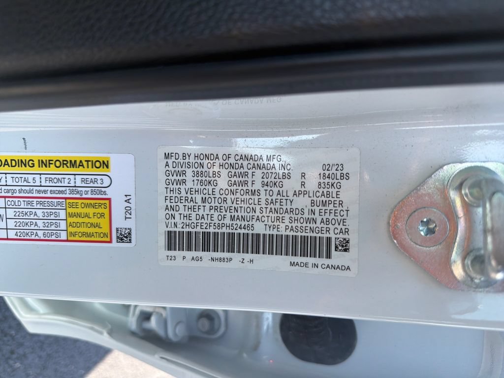 Used 2023 Honda Civic Sport image 21