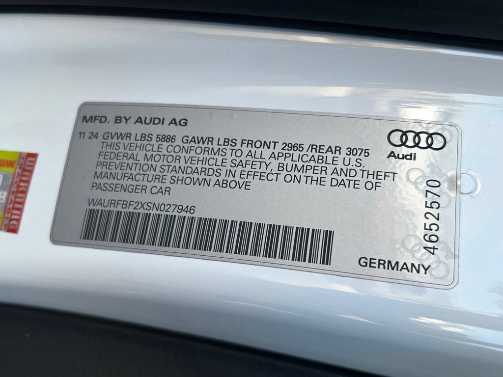 Used 2025 Audi S7 Premium Plus AWD/4WD image 60