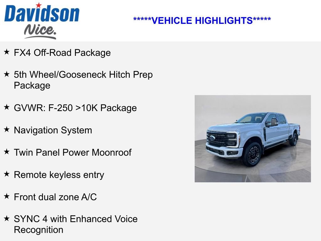 Used 2025 Ford F250 Platinum image 4