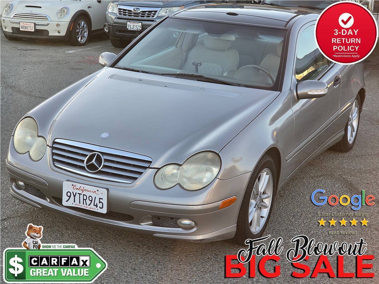 Used 2003 Mercedes-Benz C 230 Coupe image 1