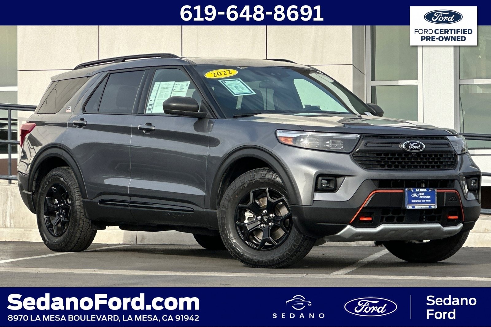 Certified 2022 Ford Explorer Timberline
