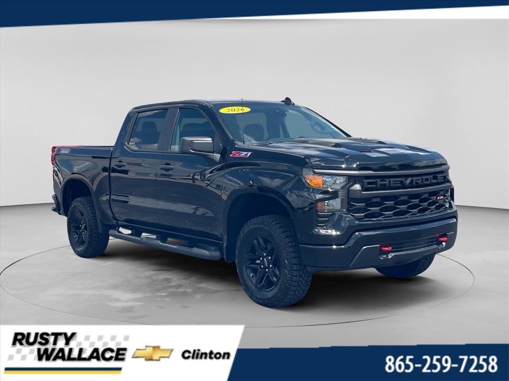 New 2026 Chevrolet Silverado 1500 Custom Trail Boss w/ LPO, Dark Essentials Package AWD/4WD video 1