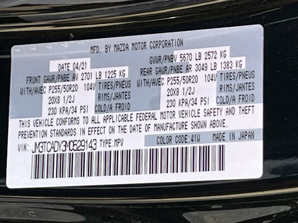 Used 2021 MAZDA CX-9 Grand Touring FWD image 35