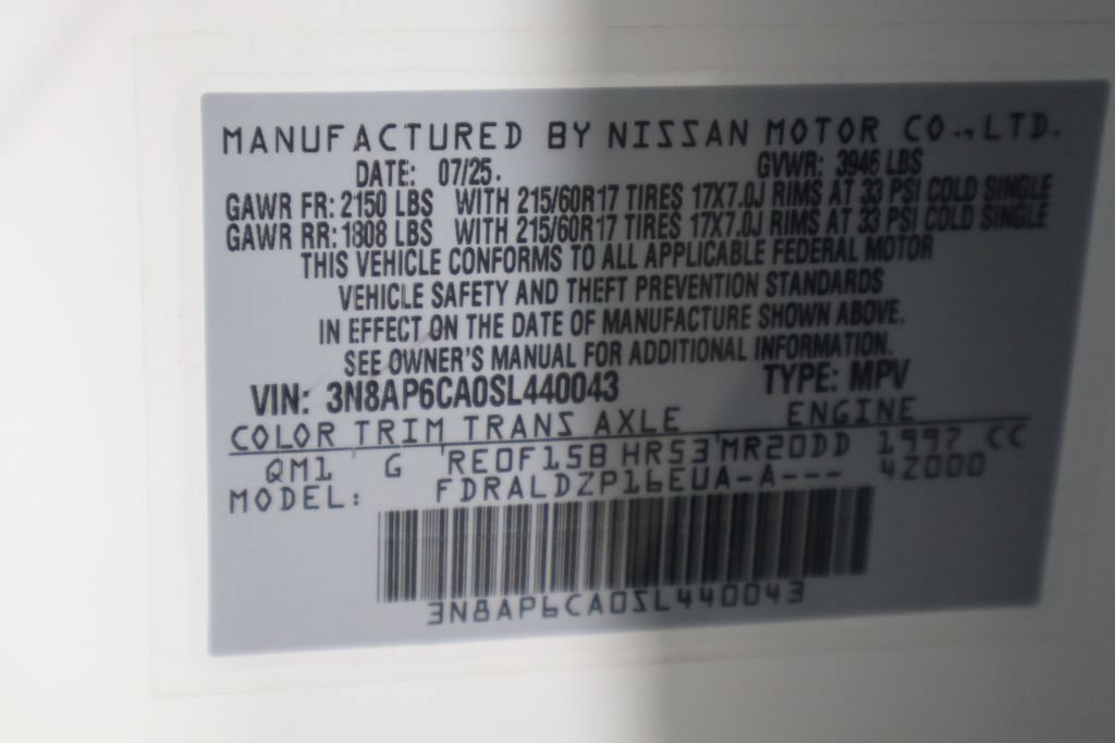 Used 2025 Nissan Kicks SV FWD image 37
