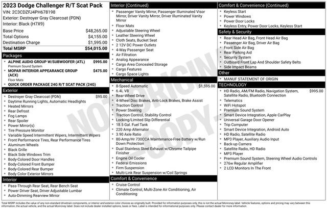 Used 2023 Dodge Challenger R/T Scat Pack RWD image 17