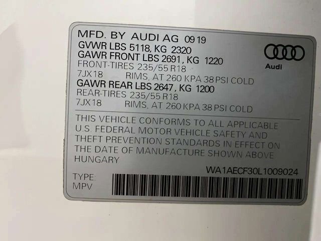 Used 2020 Audi Q3 2.0T Premium w/ Convenience Package image 10