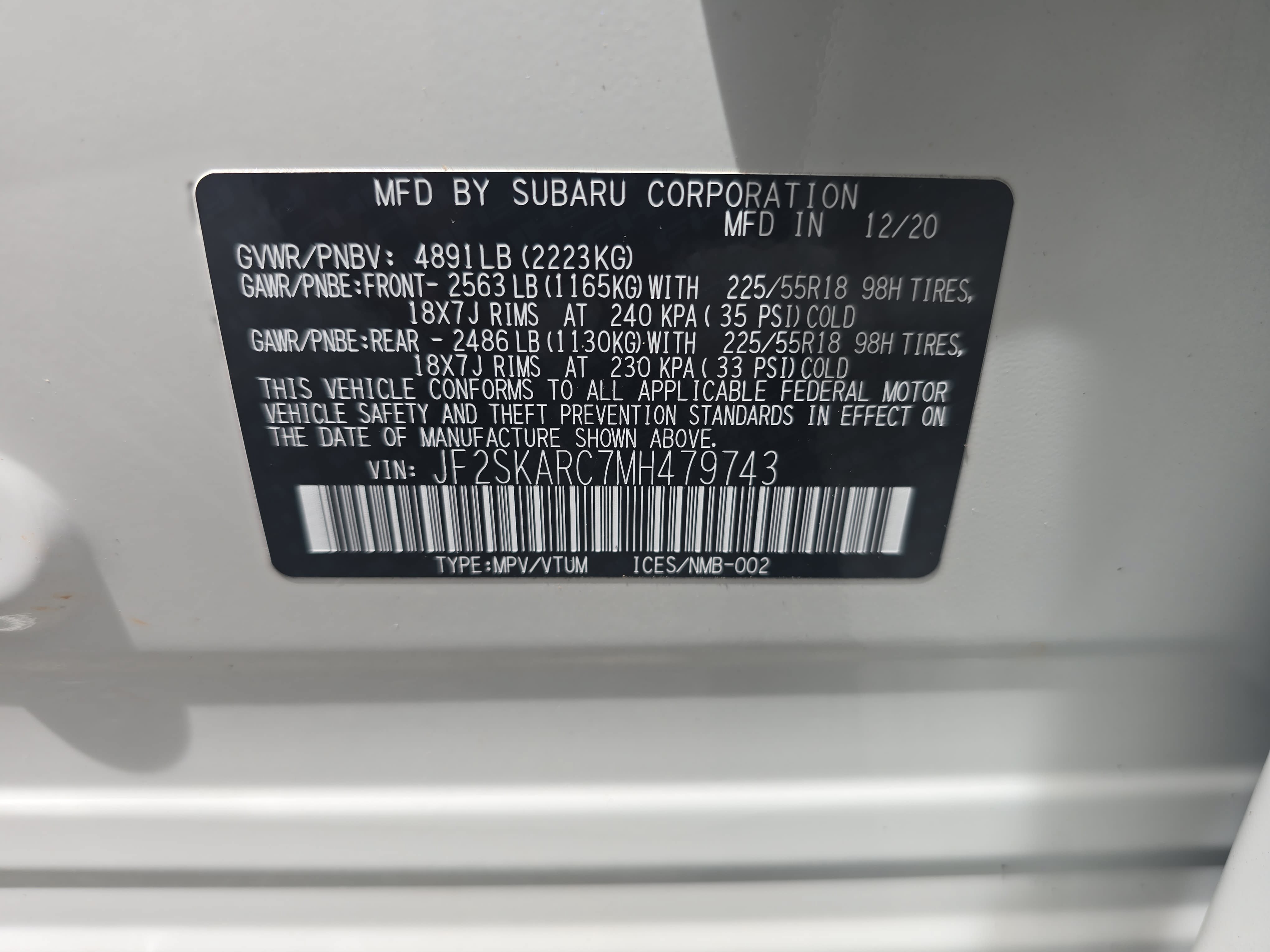 Used 2021 Subaru Forester Sport w/ Popular Package #2 AWD/4WD image 36