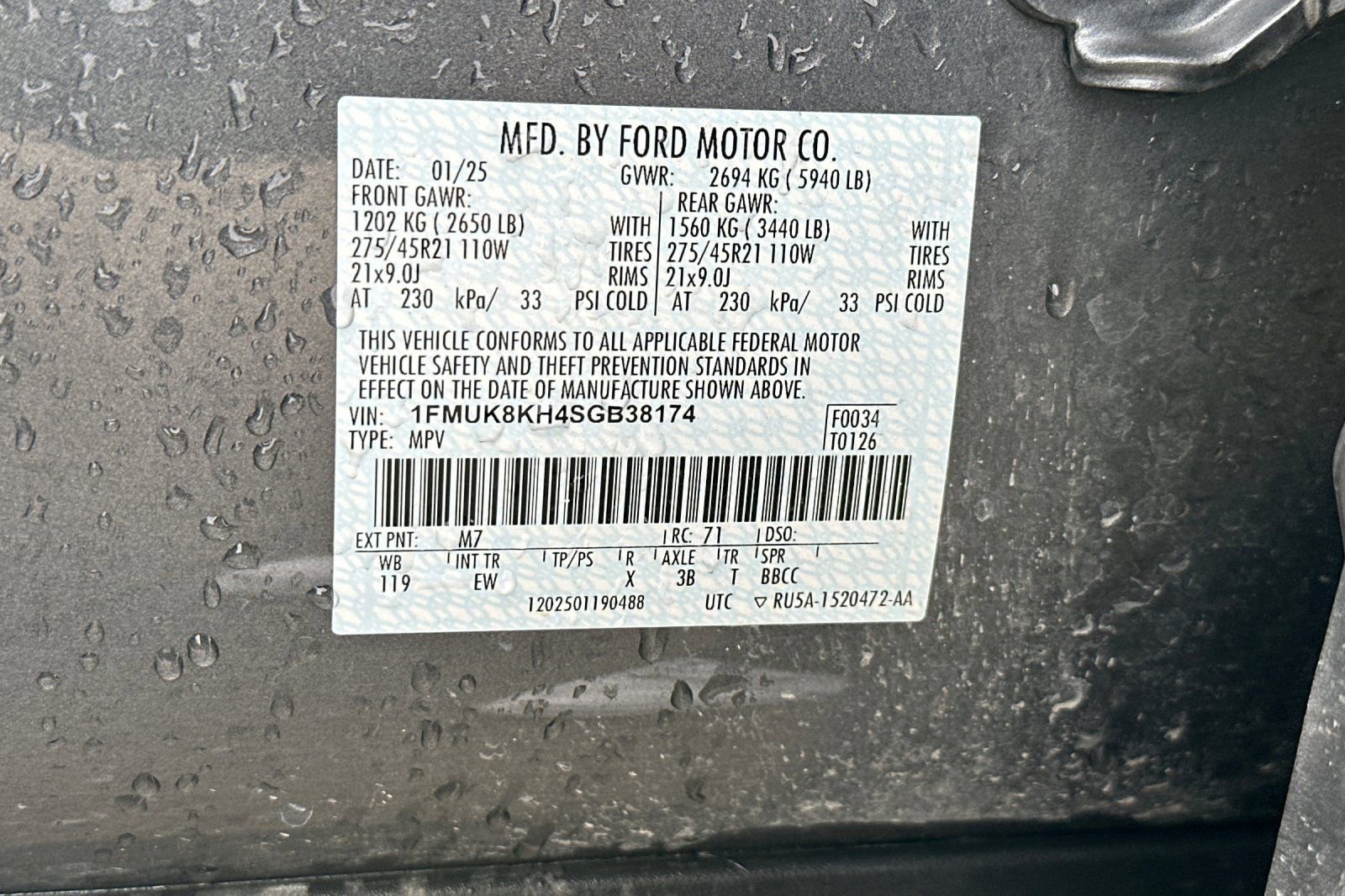 Used 2025 Ford Explorer ST-Line w/ ST-Line Street Pack image 58