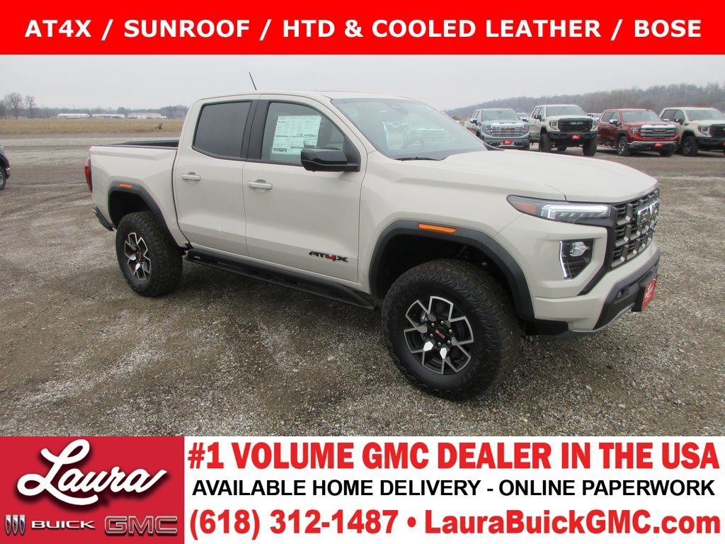 New 2026 GMC Canyon AT4X w/ LPO, Black Badging Package AWD/4WD image 1