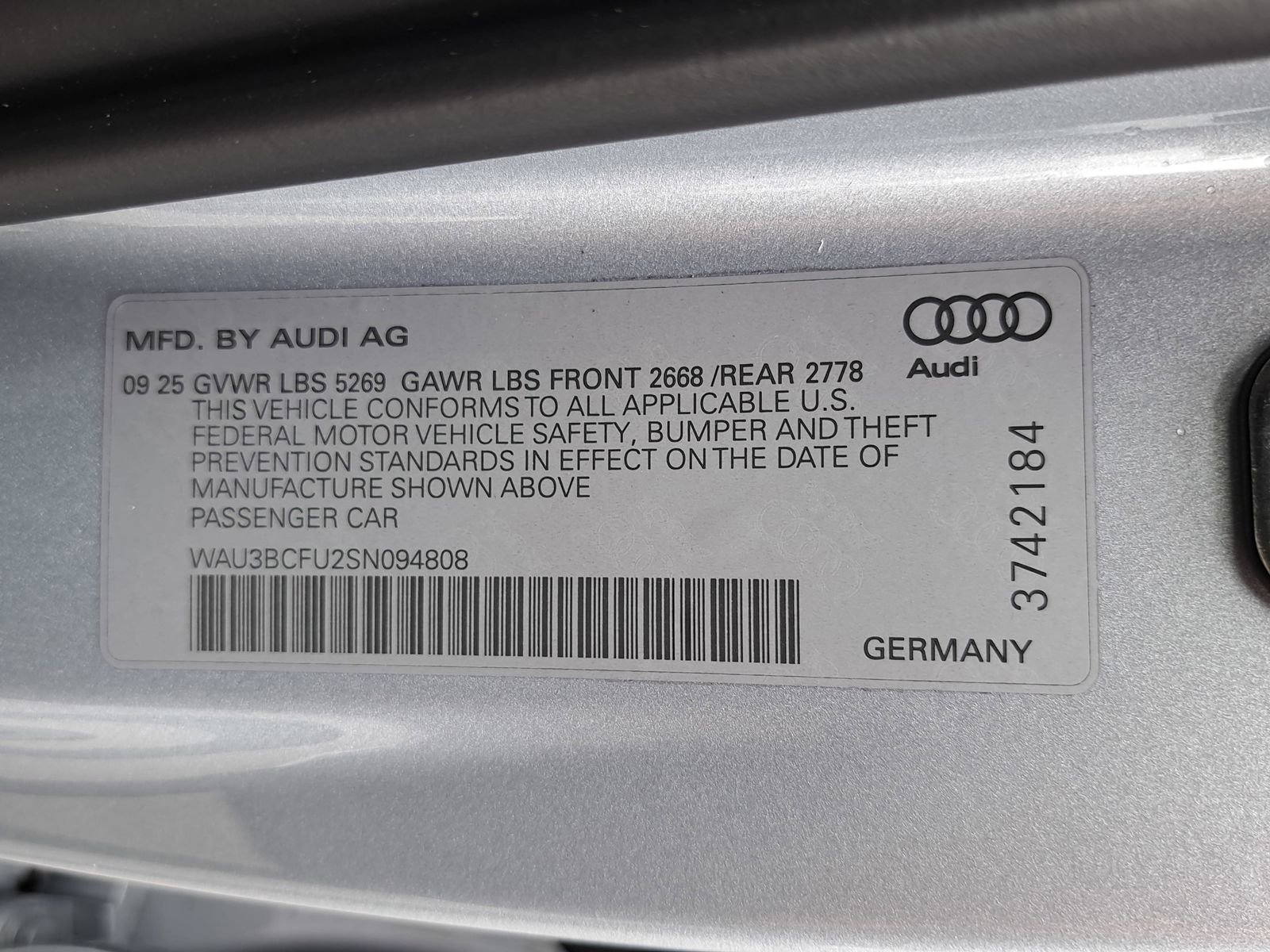 New 2025 Audi A5 2.0T Prestige image 38