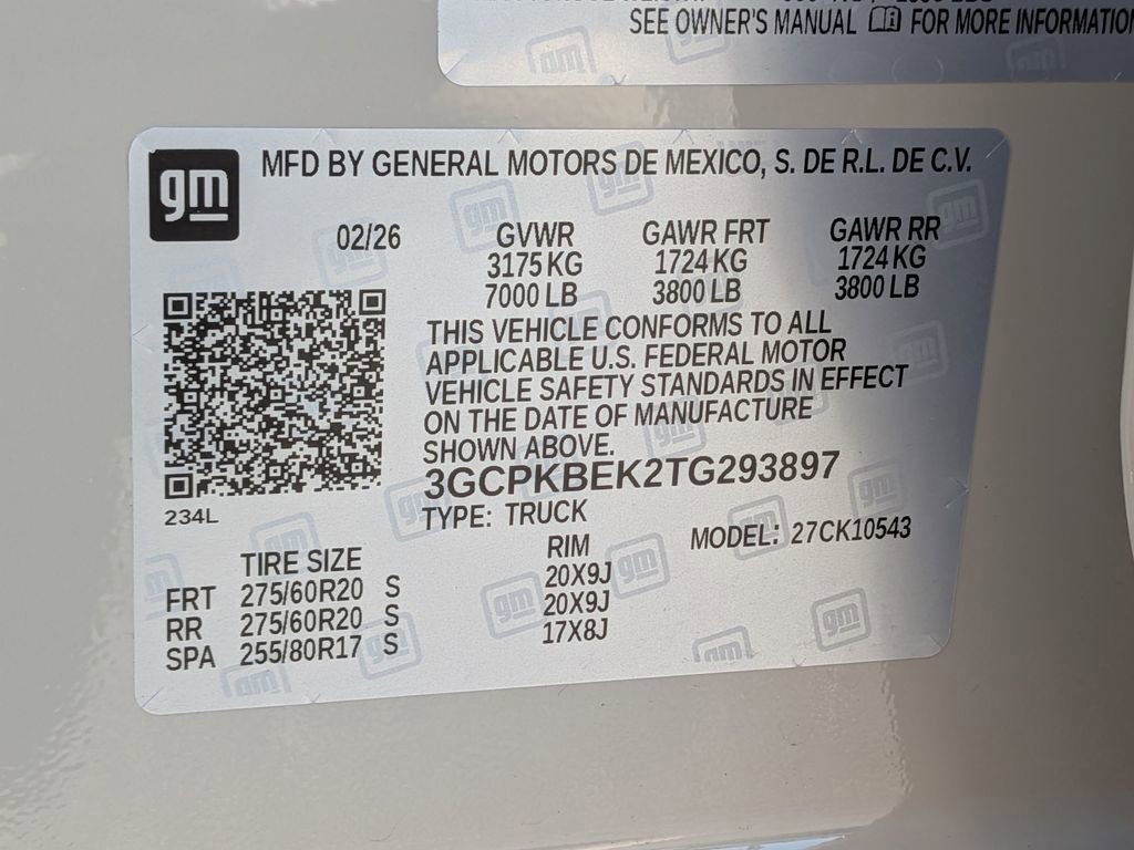 New 2026 Chevrolet Silverado 1500 Custom AWD/4WD image 33