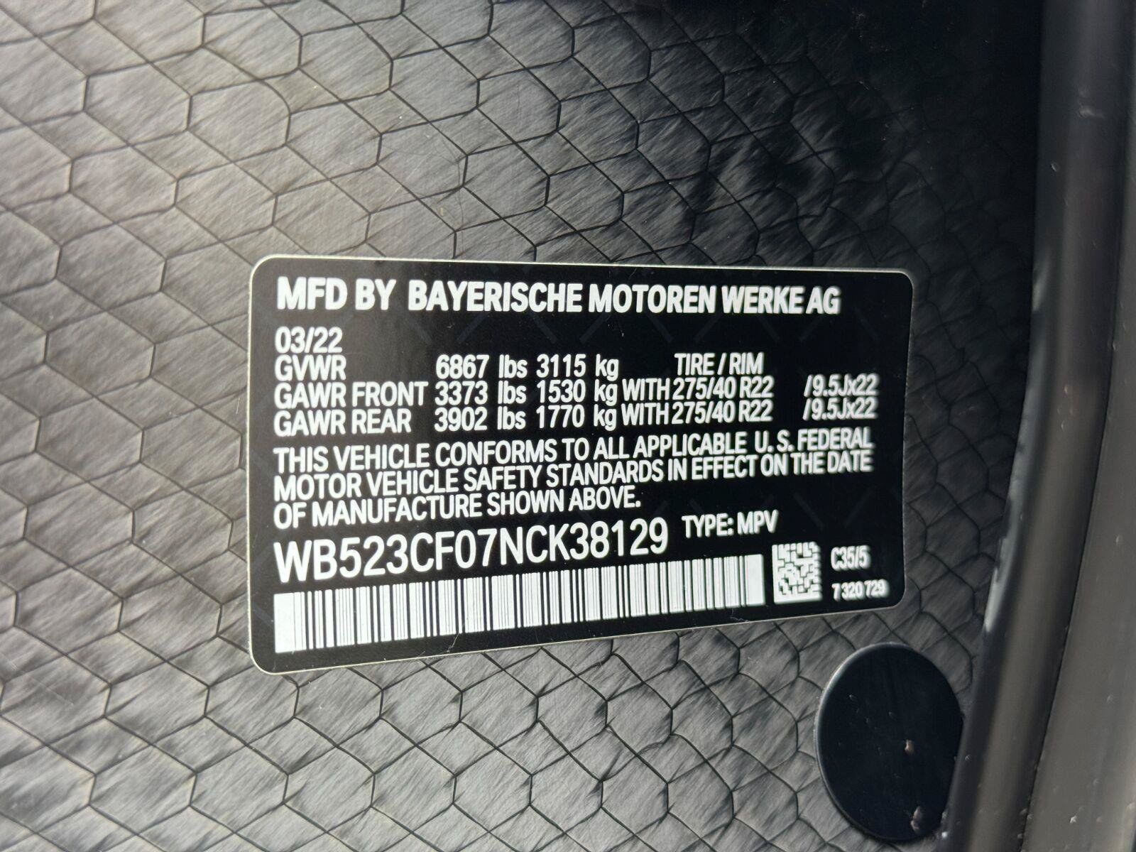 Used 2022 BMW iX xDrive50 w/ Sport Package AWD/4WD image 46