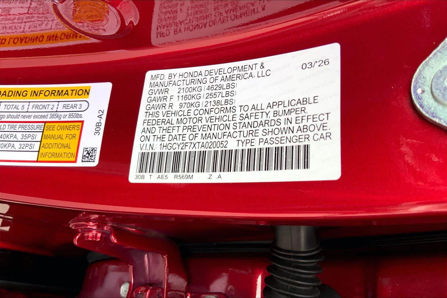 Used 2026 Honda Accord Sport image 36