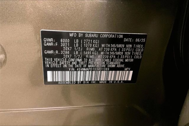 Used 2025 Subaru Ascent Limited image 36