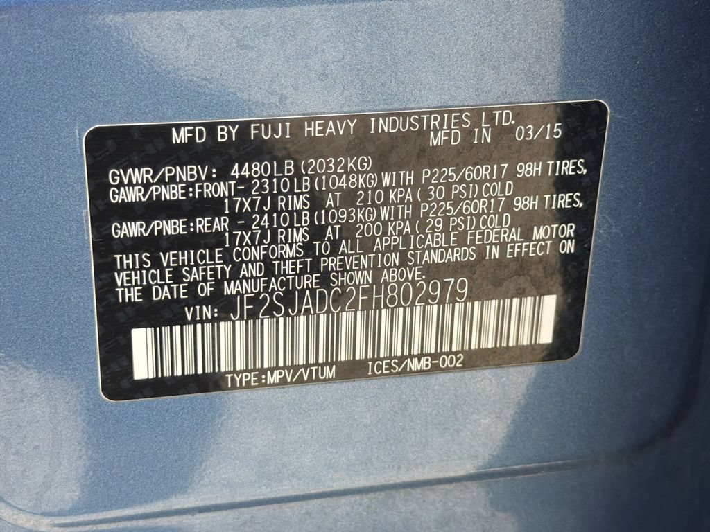 Used 2015 Subaru Forester 2.5i Premium w/ All-Weather Package AWD/4WD image 31