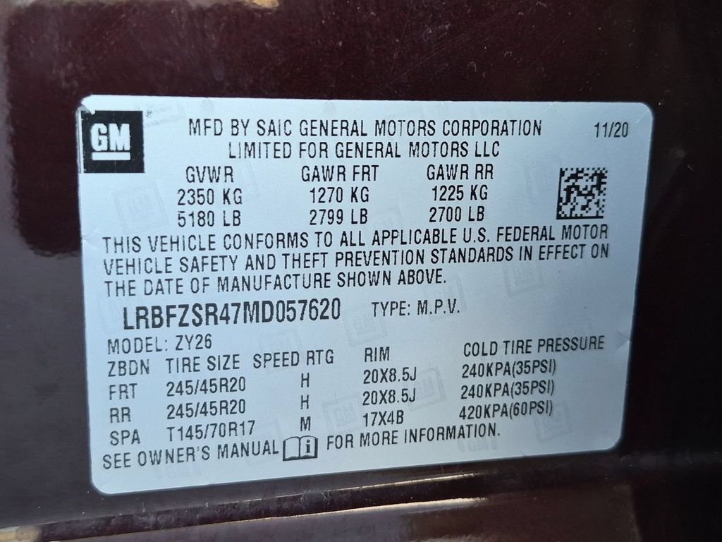 Used 2021 Buick Envision Avenir w/ Technology Package II AWD/4WD image 24