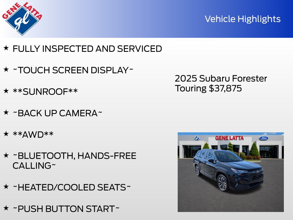 Used 2025 Subaru Forester Touring AWD/4WD image 34
