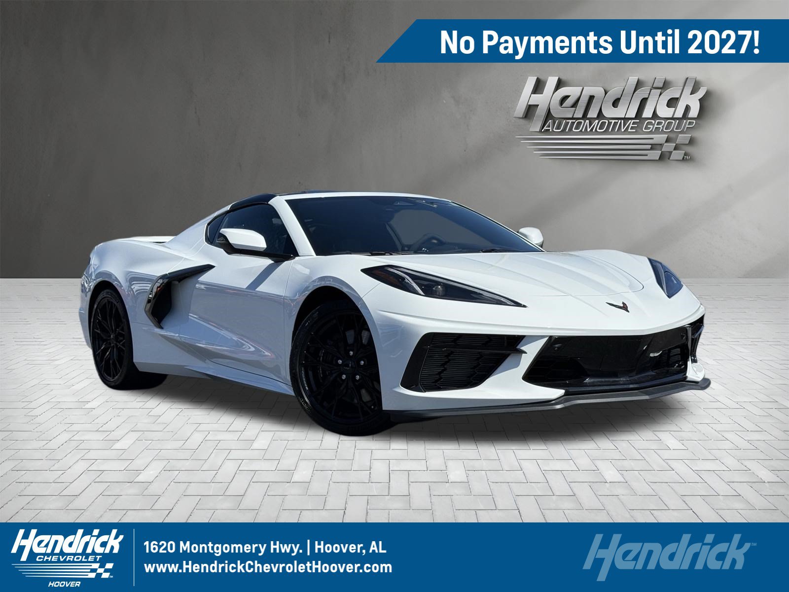 Used 2025 Chevrolet Corvette Stingray Preferred Cpe w/ Z51 Performance Package RWD image 1