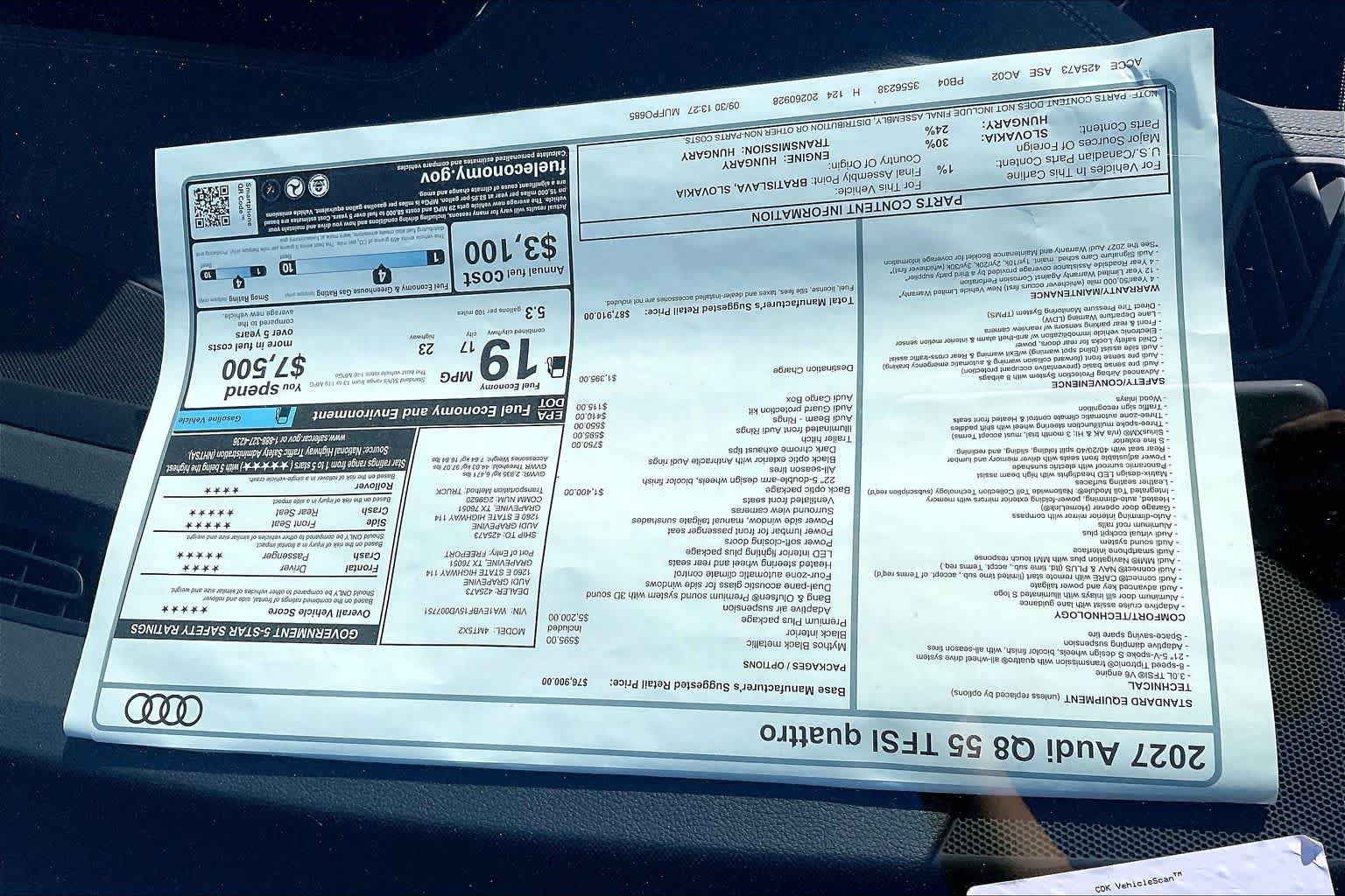 New 2027 Audi Q8 Premium Plus AWD/4WD image 19