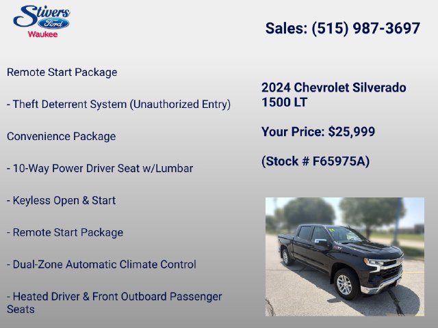 Used 2024 Chevrolet Silverado 1500 LT w/ Z71 Off-Road Package AWD/4WD image 34