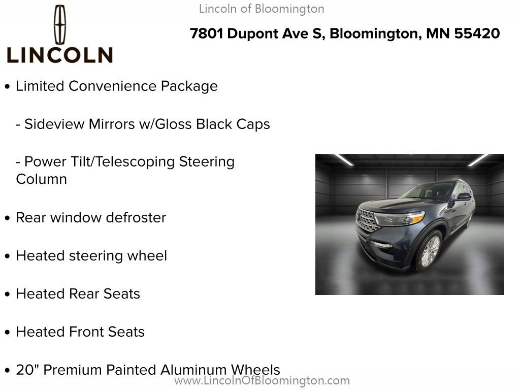 Used 2023 Ford Explorer Limited w/ Equipment Group 301A image 9