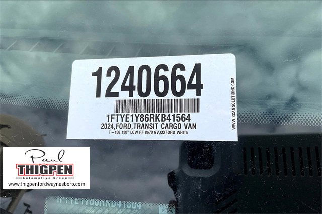 New 2024 Ford Transit 150 Low Roof image 13