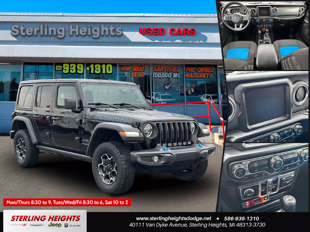Used 2022 Jeep Wrangler Unlimited Rubicon 4xe
