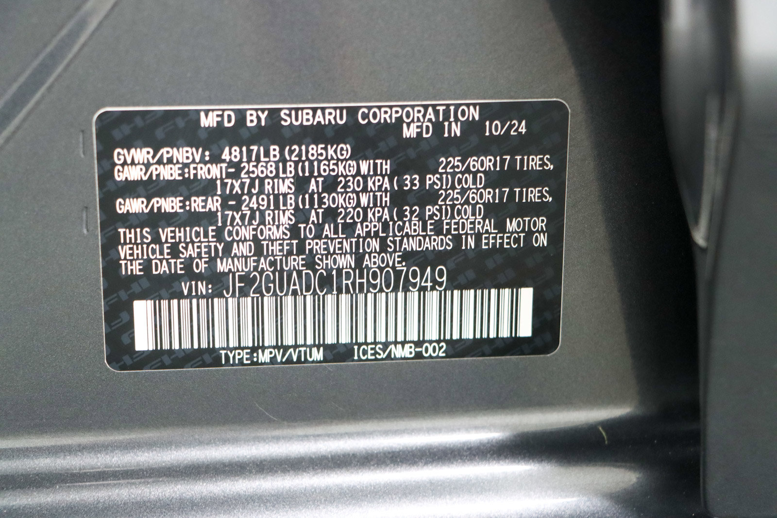 Used 2024 Subaru Crosstrek 2.0i Premium AWD/4WD image 33