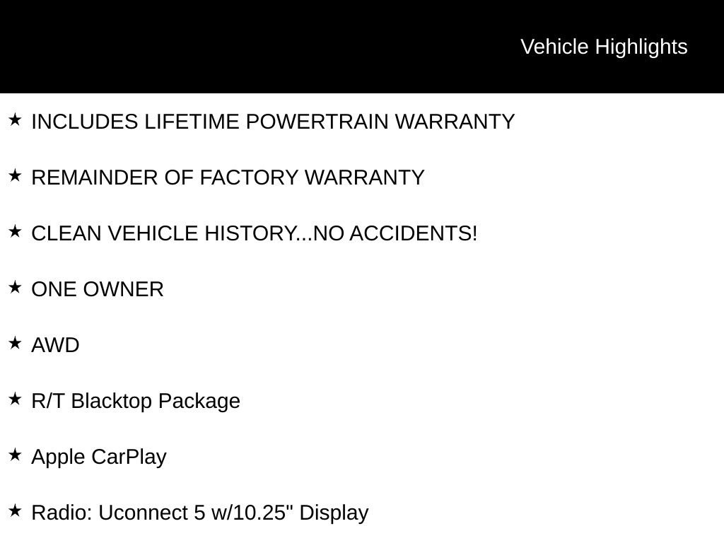 Used 2024 Dodge Hornet R/T w/ R/T Blacktop Package image 1