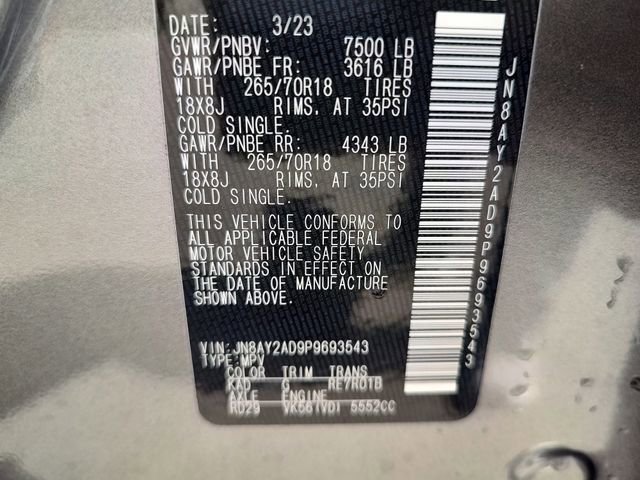 Used 2023 Nissan Armada SV w/ Cargo Package image 34