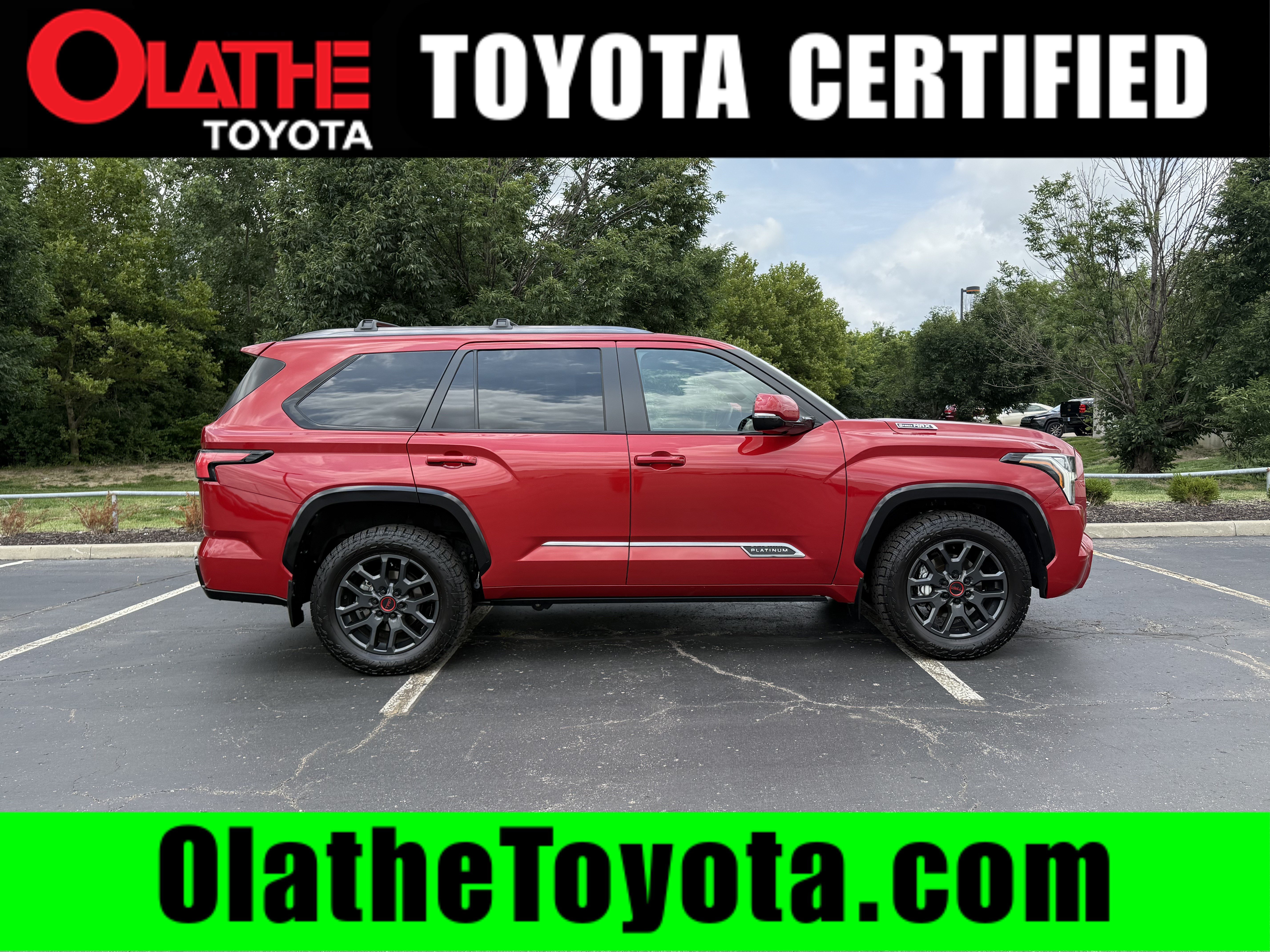 Certified 2025 Toyota Sequoia Platinum AWD/4WD image 1