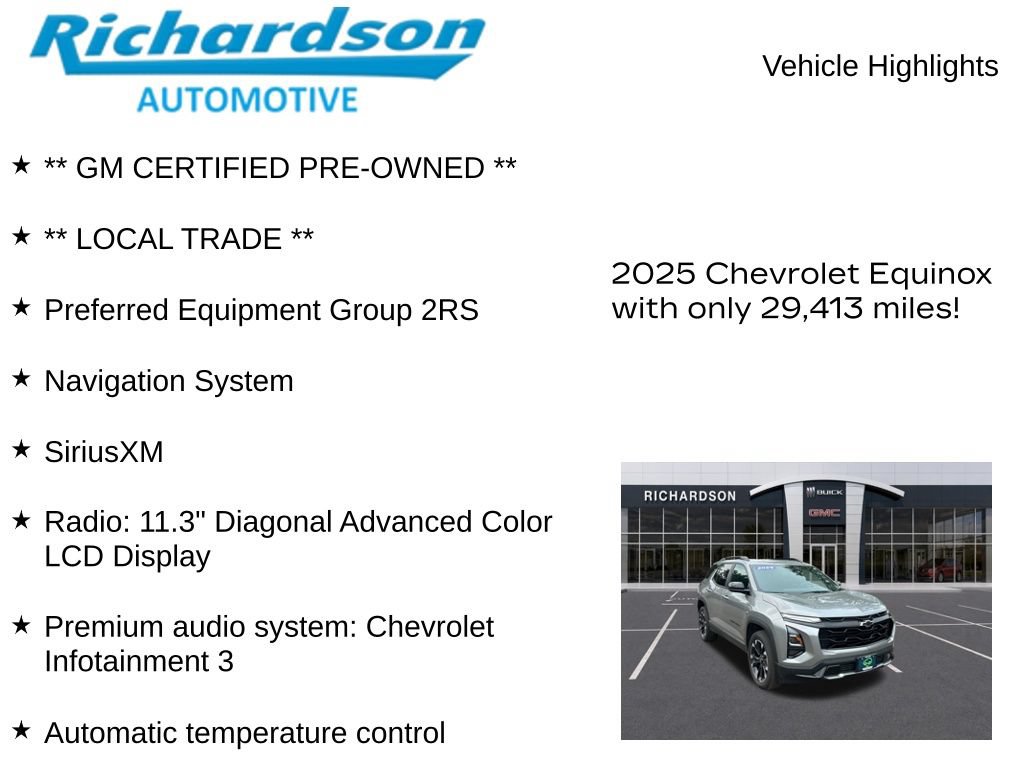 Used 2025 Chevrolet Equinox RS AWD/4WD image 10