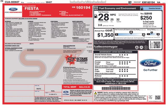 Used 2019 Ford Fiesta ST image 15