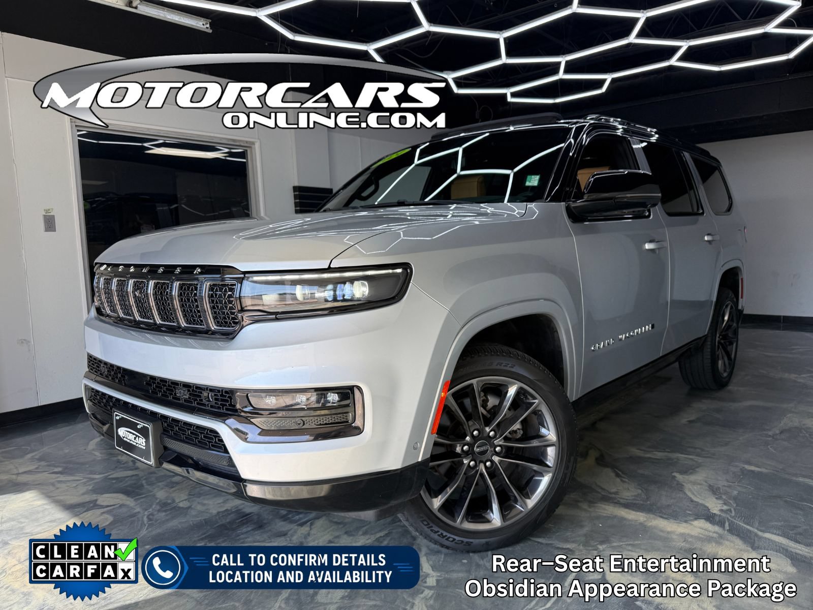 Used 2024 Jeep Grand Wagoneer Series III w/ Rear-Seat Entertainment Group AWD/4WD 360° Tour