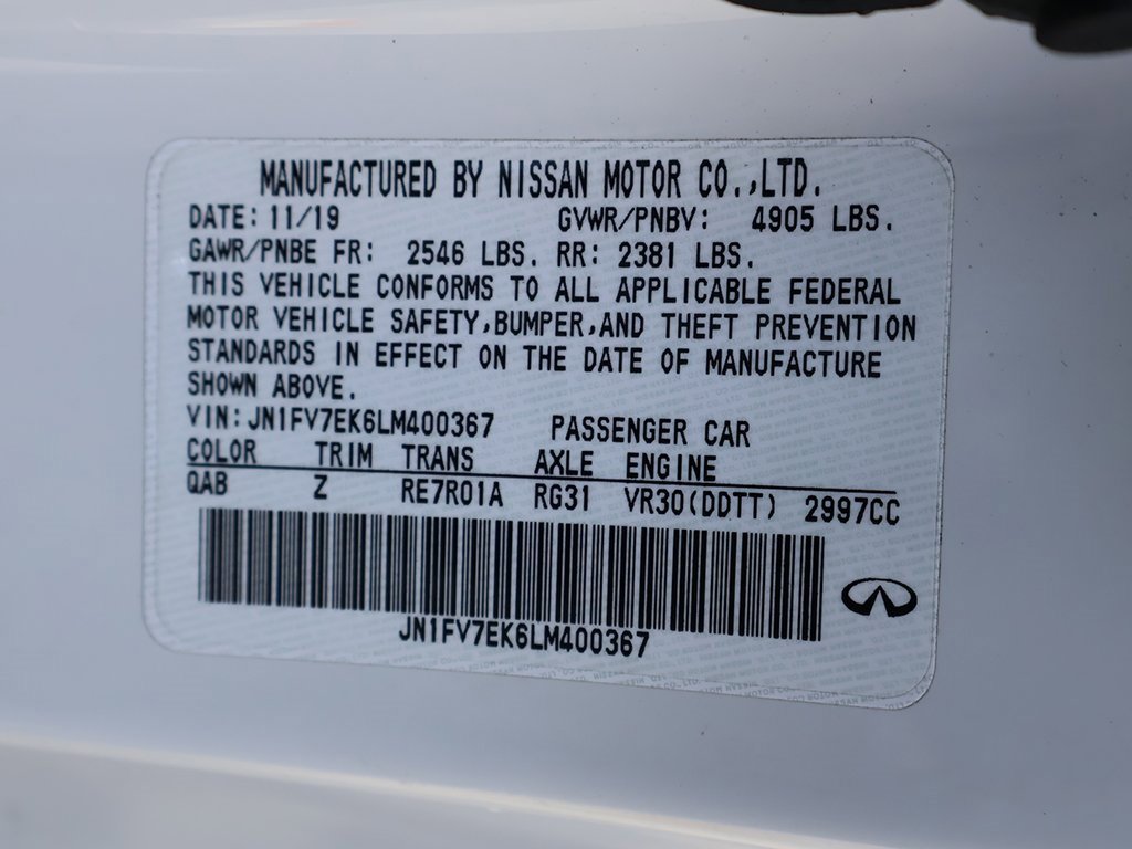 Used 2020 INFINITI Q60 Red Sport 400 image 49