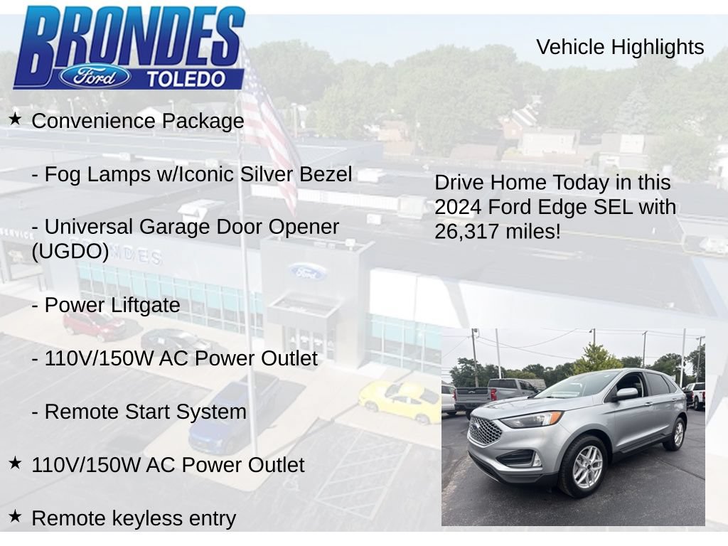Used 2024 Ford Edge SEL w/ Convenience Package AWD/4WD image 12