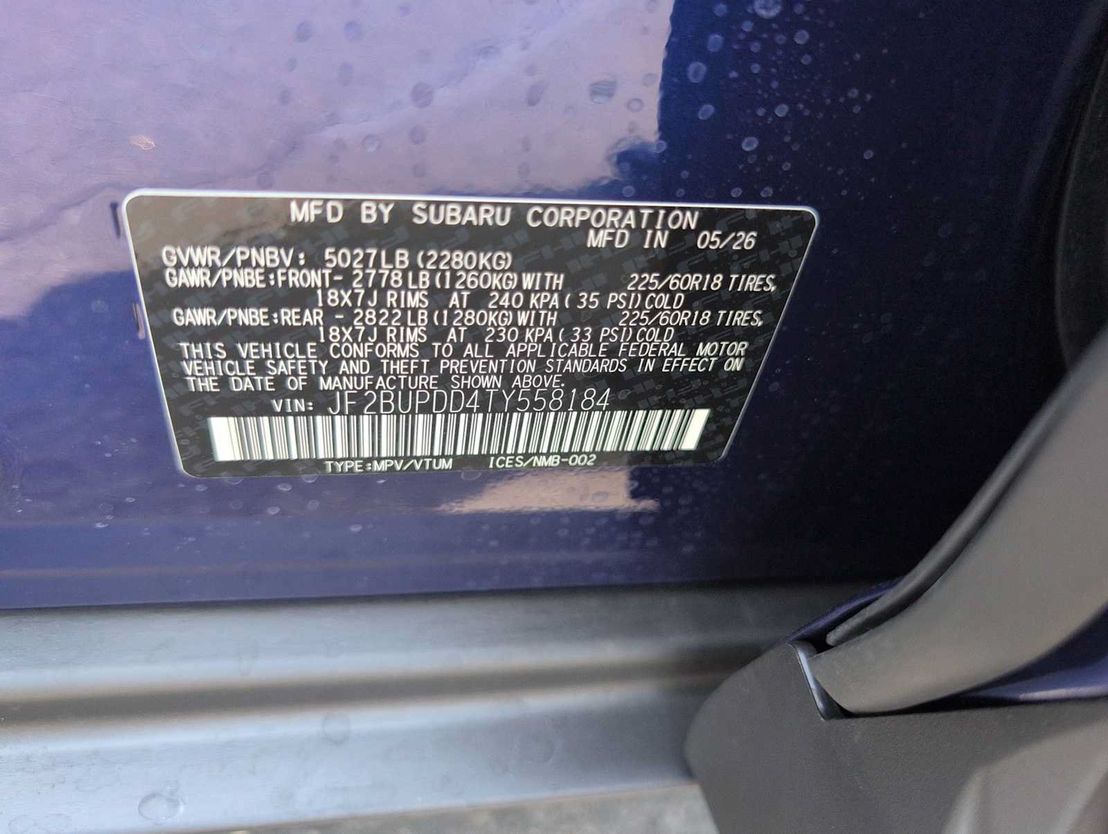 New 2026 Subaru Outback Limited AWD/4WD image 34