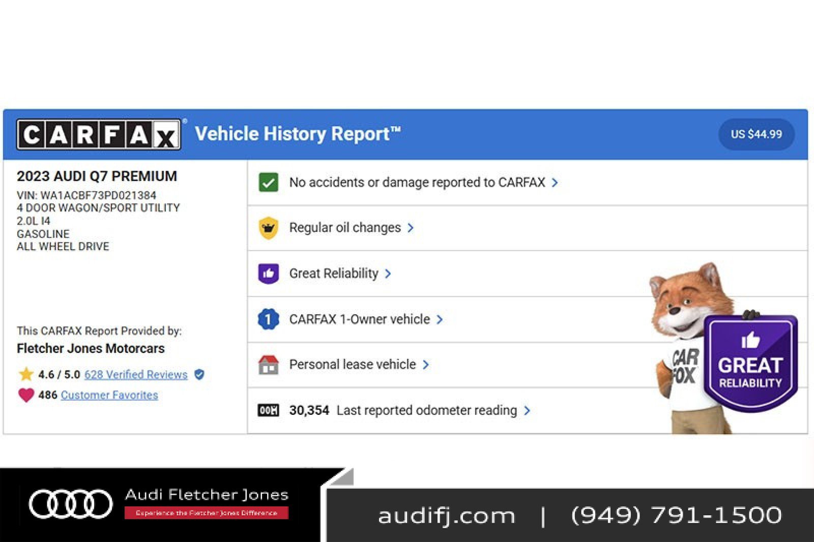 Used 2023 Audi Q7 2.0T Premium w/ Convenience Package image 2