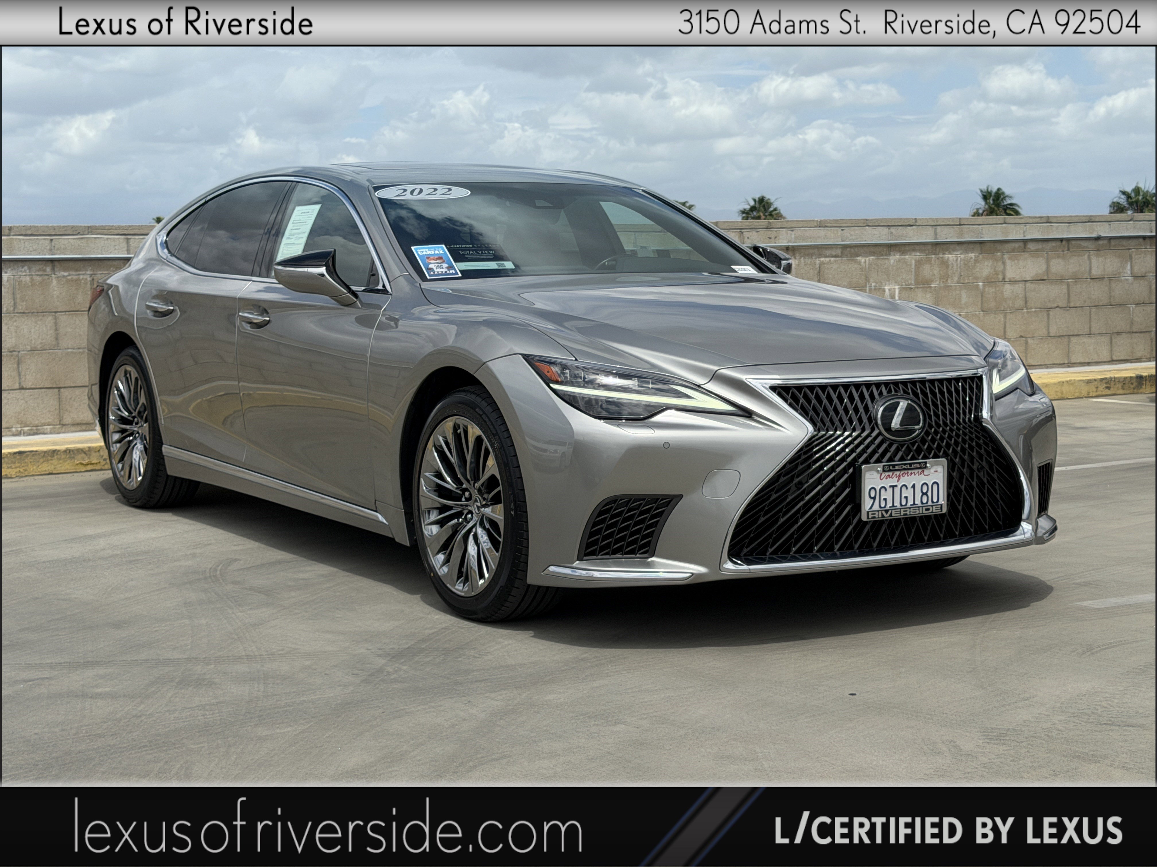 Certified 2022 Lexus LS 500 w/ Cold Weather Package (CK) RWD image 1