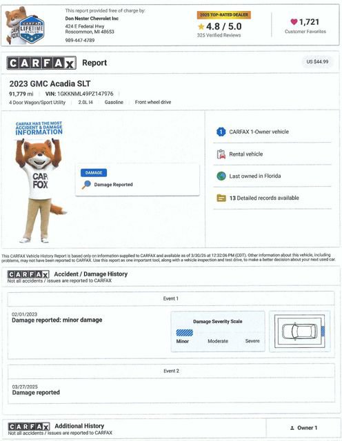 Used 2023 GMC Acadia SLT image 5