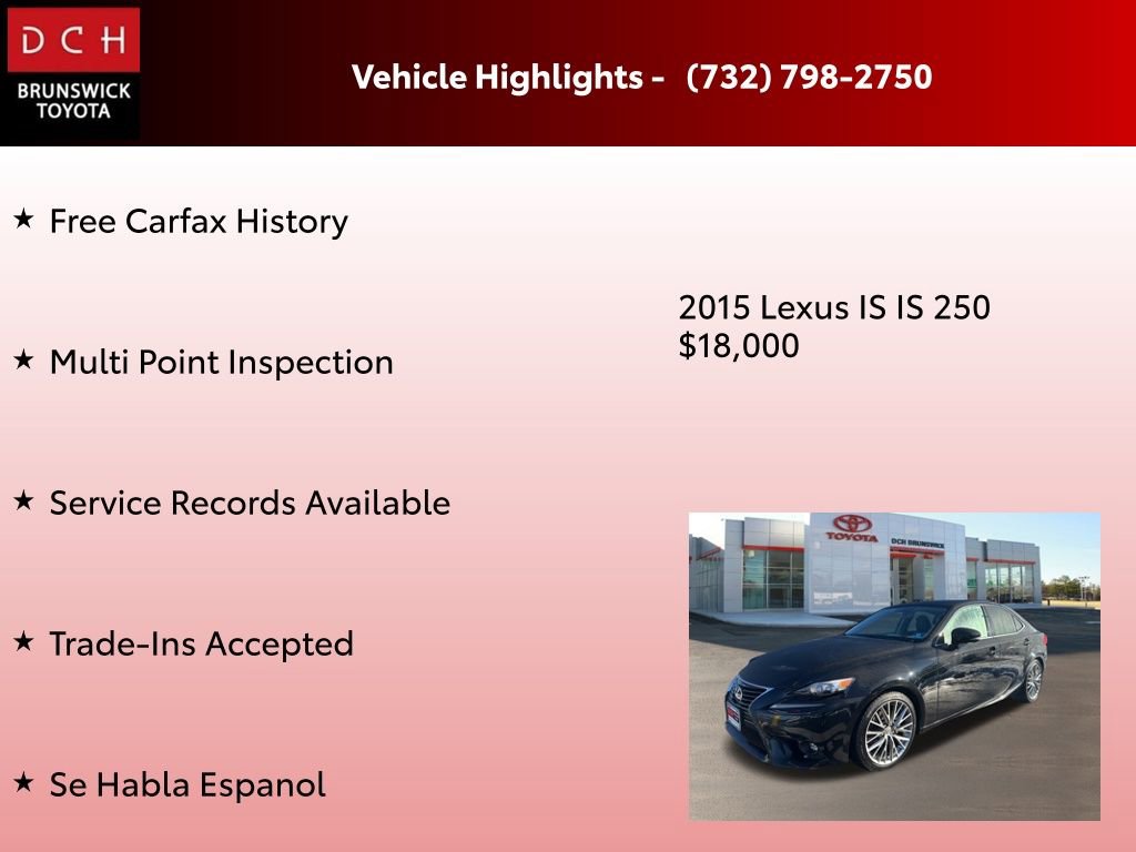 Used 2015 Lexus IS 250 image 4