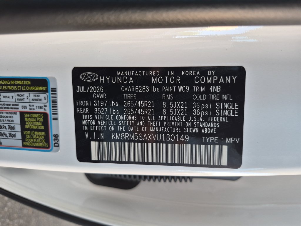 New 2027 Hyundai Palisade Calligraphy FWD image 36