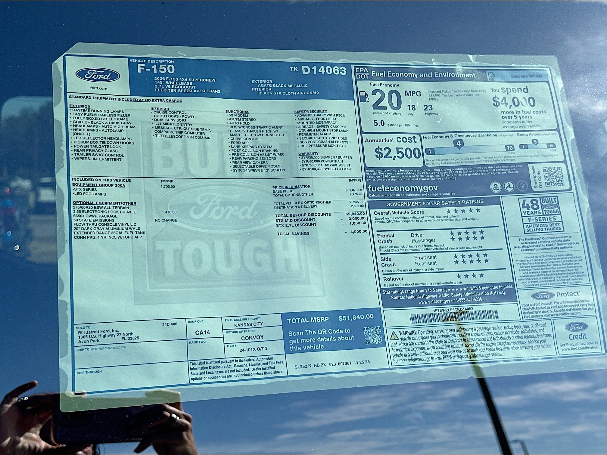 New 2026 Ford F150 STX w/ Equipment Group 200A image 18