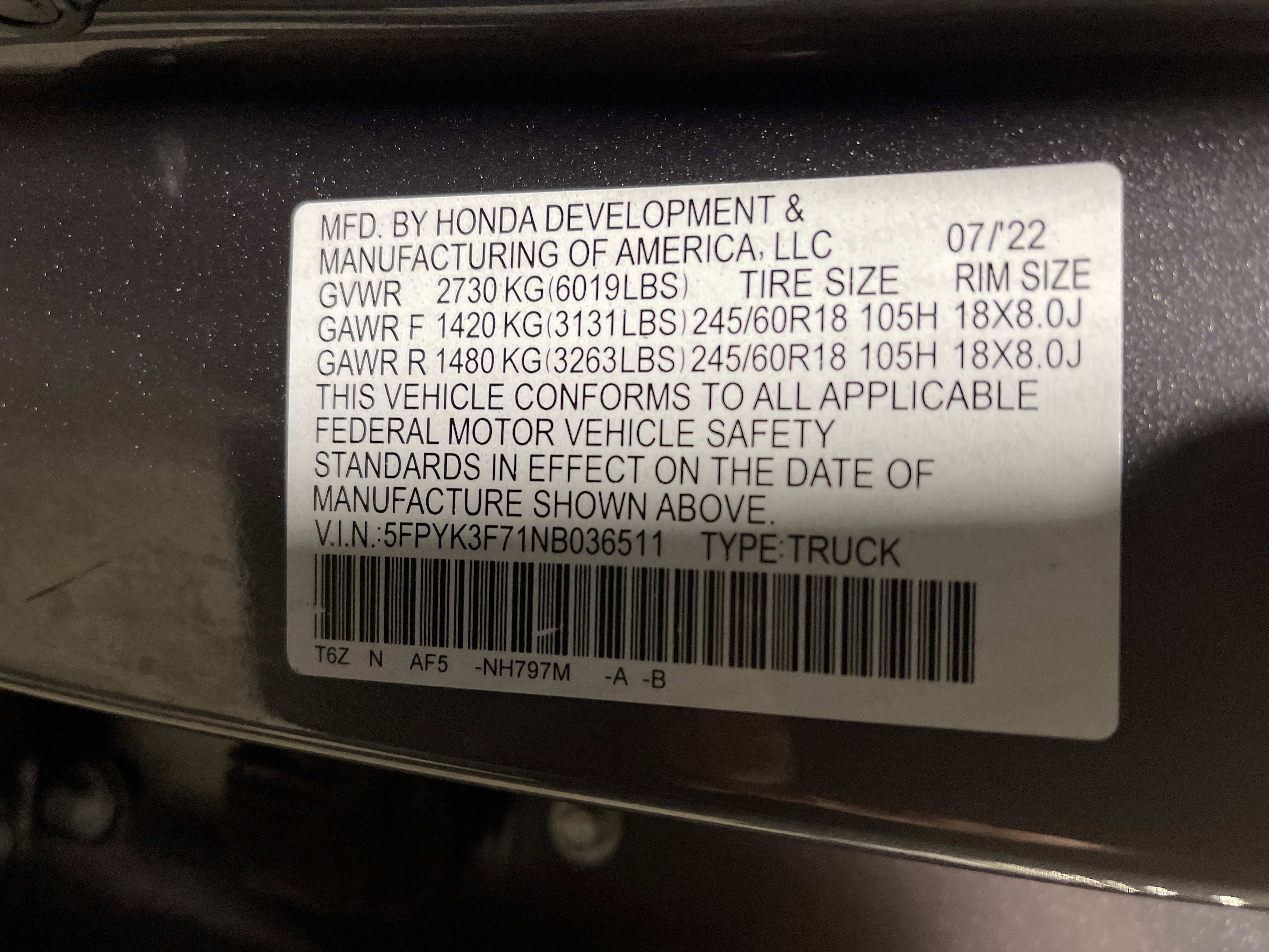 Used 2022 Honda Ridgeline RTL-E image 30